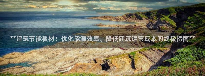 e尊国际的手机登录网站：**建筑节能板材：优化能源效率、降低建筑运营成本的终极指南**