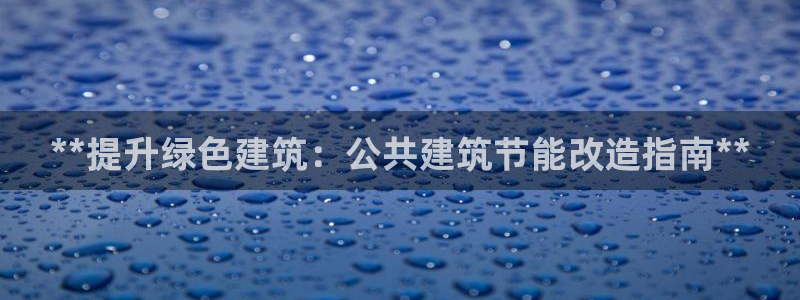 e尊国际官网·网址：**提升绿色建筑：公共建筑节能改造指南**