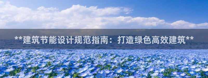 尊亿游戏国际官网：**建筑节能设计规范指南：打造绿色高效建筑**