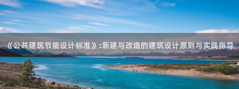 e尊国际平台：《公共建筑节能设计标准》:新建与改造的建筑设计原则与实践指导
