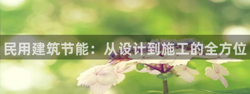 e尊国际的手机登录网站：民用建筑节能：从设计到施工的全方位