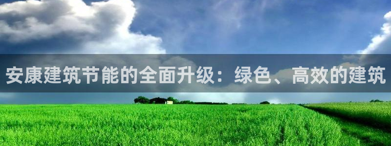 E尊国际网站：安康建筑节能的全面升级：绿色、高效的建筑