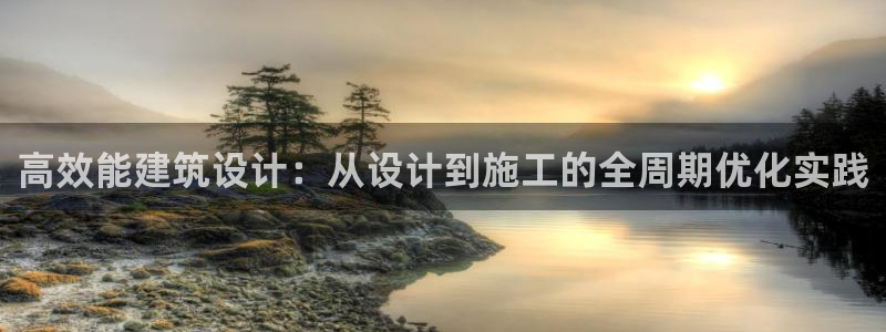 e尊国际的手机登录网站：高效能建筑设计：从设计到施工的全周期优化实践