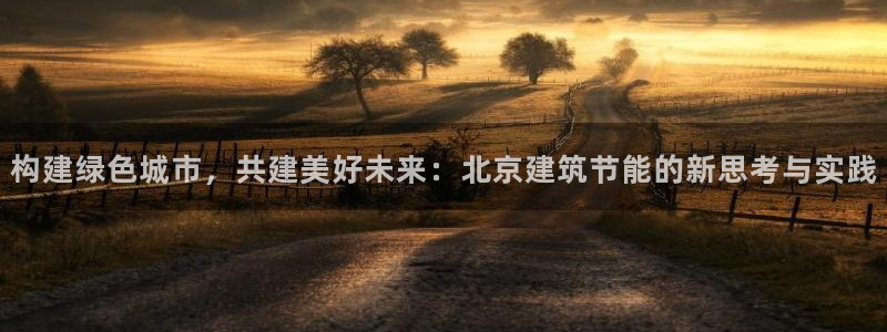 e尊国际官方网站：构建绿色城市，共建美好未来：北京建筑节能的新思考与实践